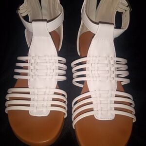 White Strappy Sandals